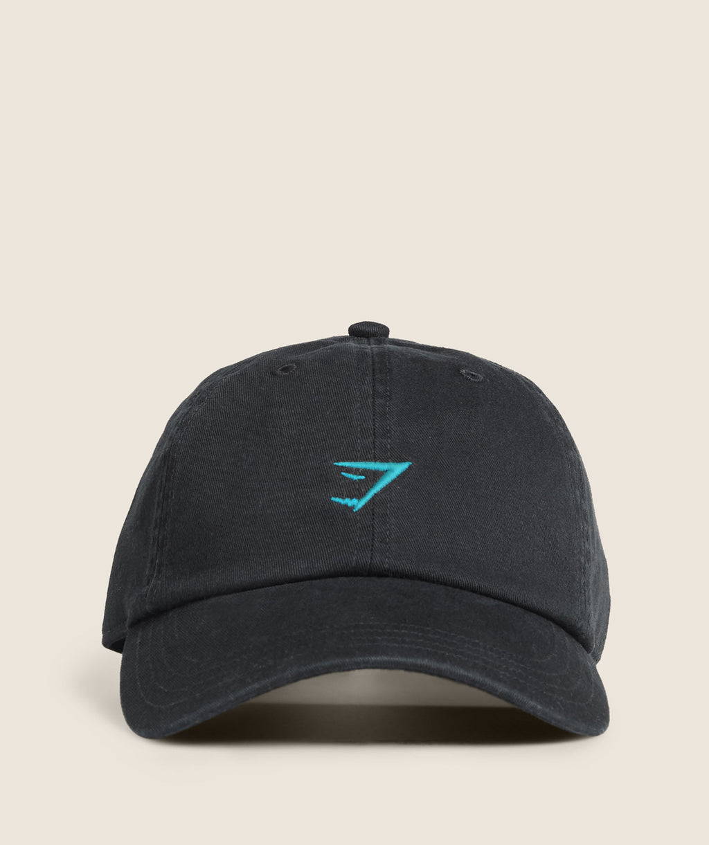 Relaxed Cap - Black/Brand Blue — imagem 1