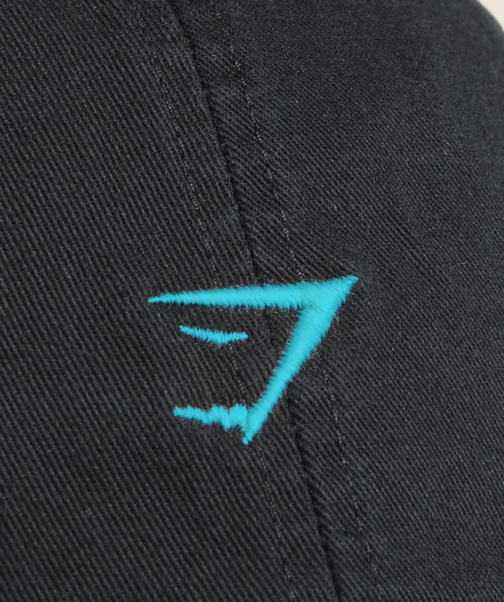 Relaxed Cap - Black/Brand Blue — imagem 3