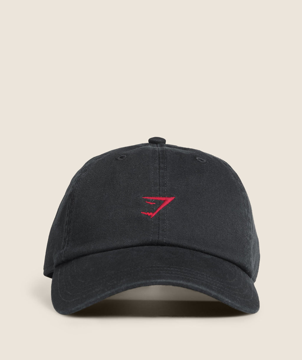 Relaxed Cap - Black/Carmine Red — imagem 1