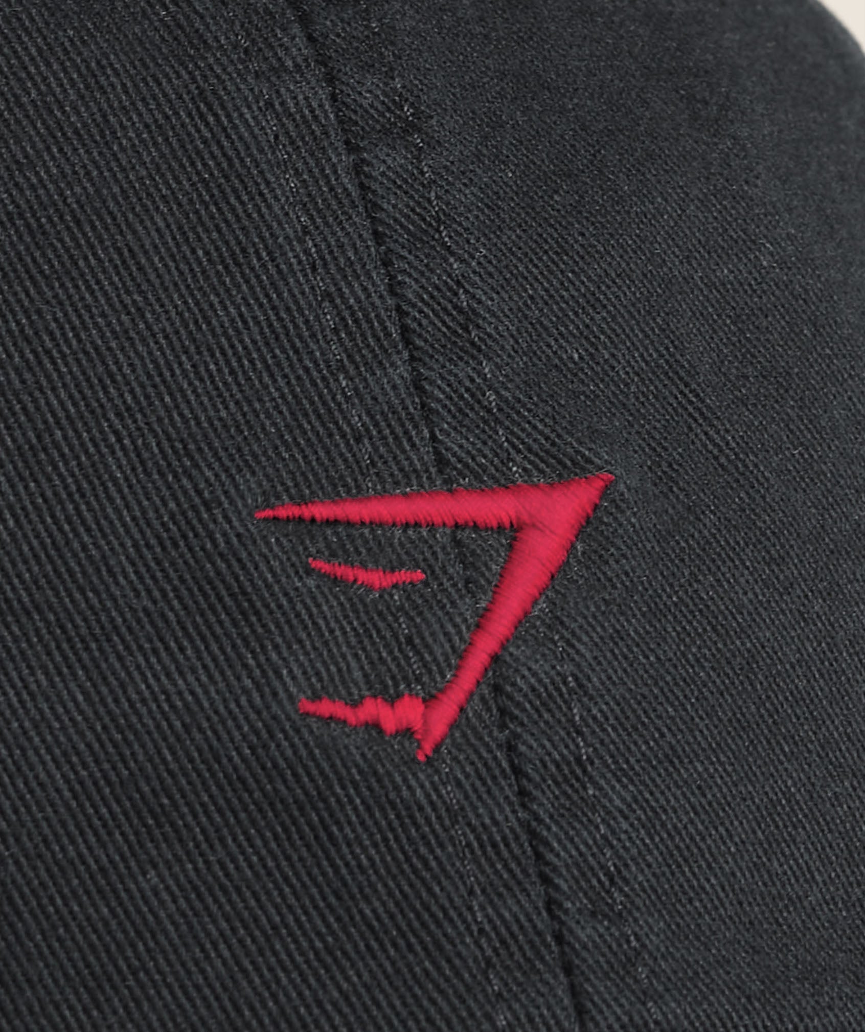 Relaxed Cap - Black/Carmine Red — imagem 3