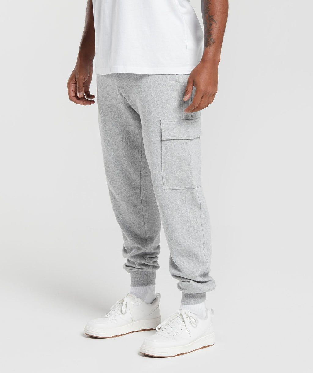 Rest Day Essentials Cargo Joggers - Light Grey Core Marl — imagem 3