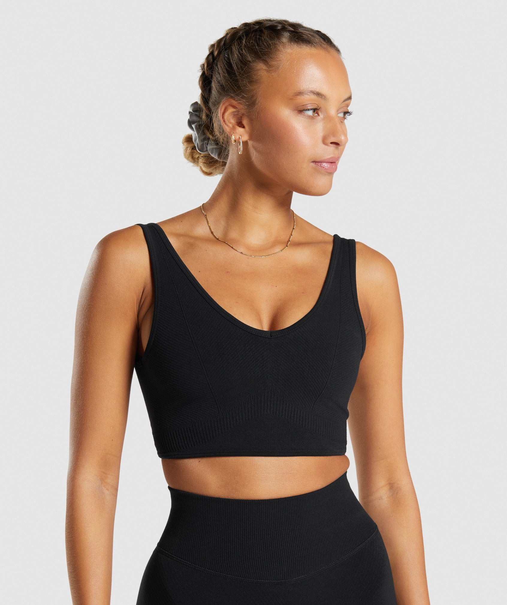 Rest Day Seamless Bralette - Black — imagem 1