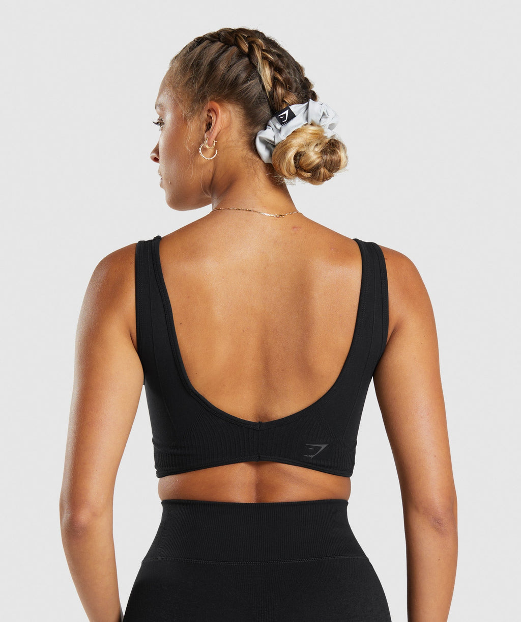 Rest Day Seamless Bralette - Black — imagem 3