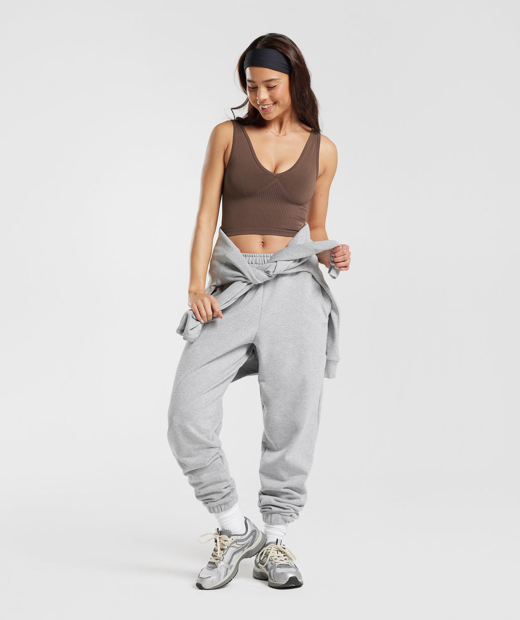 Rest Day Seamless Midi Tank - Oak Brown — imagem 5