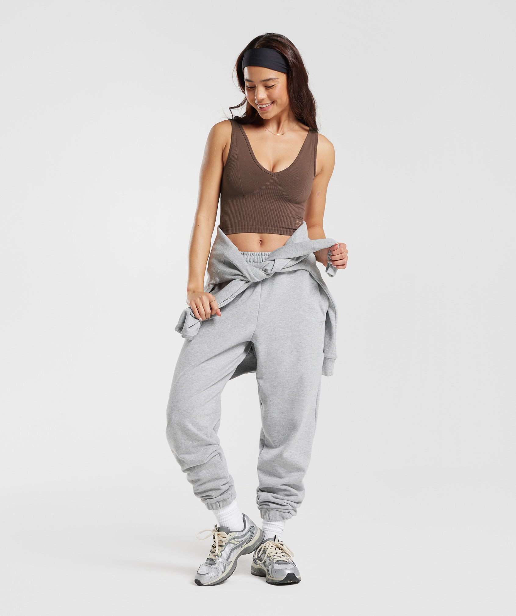 Rest Day Seamless Midi Tank - Oak Brown — imagem 5