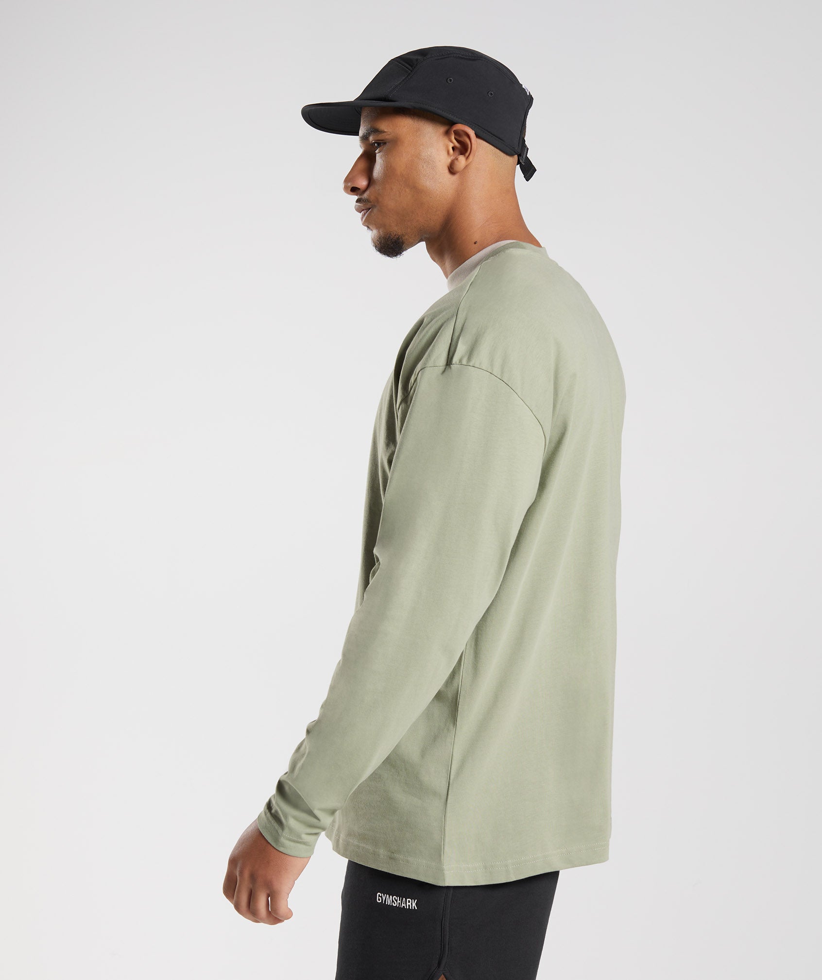 Rest Day Sweats Long Sleeve T-Shirt - Sage Green — imagem 4