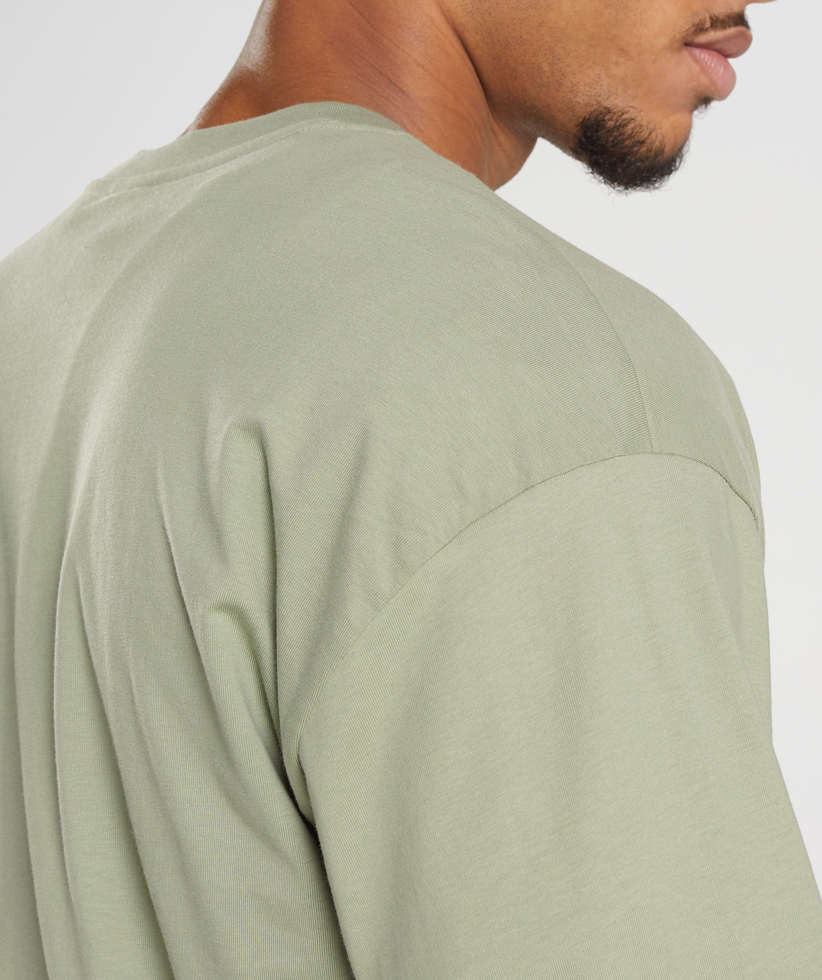 Rest Day Sweats Long Sleeve T-Shirt - Sage Green — imagem 7