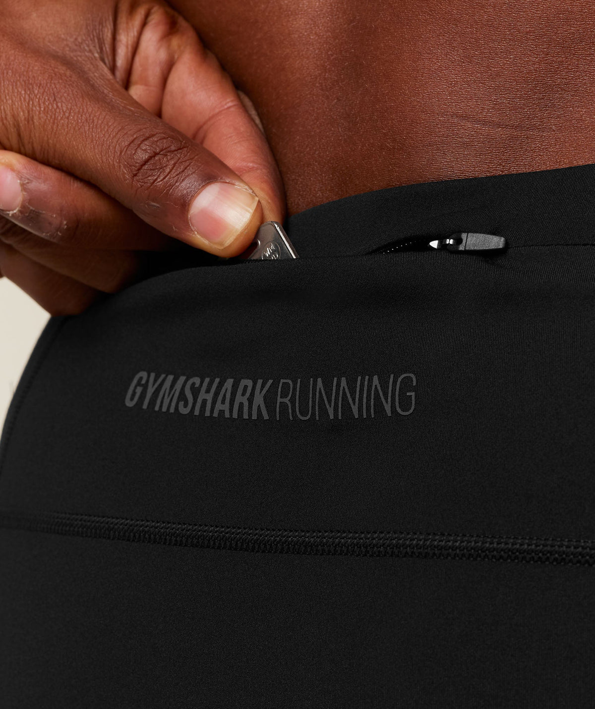Running Elite 7 Pocket Half Tights - Black — imagem 8