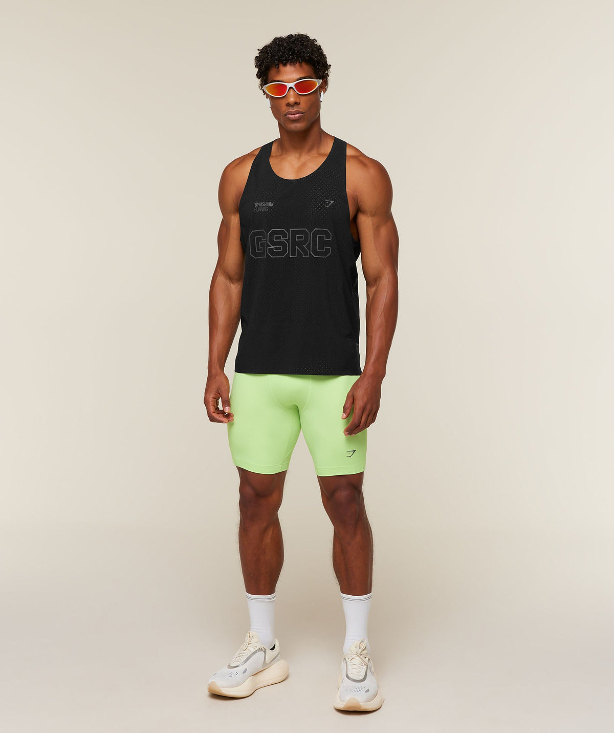 Running Elite 7 Pocket Half Tights - Pace Green — imagem 9