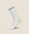 Running Elite Crew Sock Single - White/Pace Green — imagem 1
