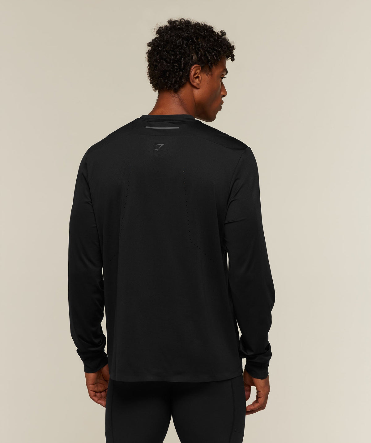 Running Elite Long Sleeve T-Shirt - Black — imagem 2
