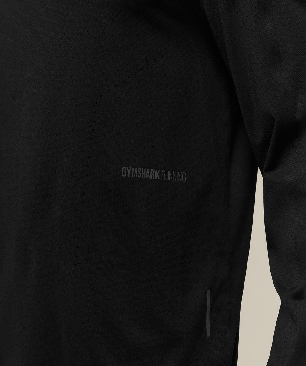 Running Elite Long Sleeve T-Shirt - Black — imagem 6
