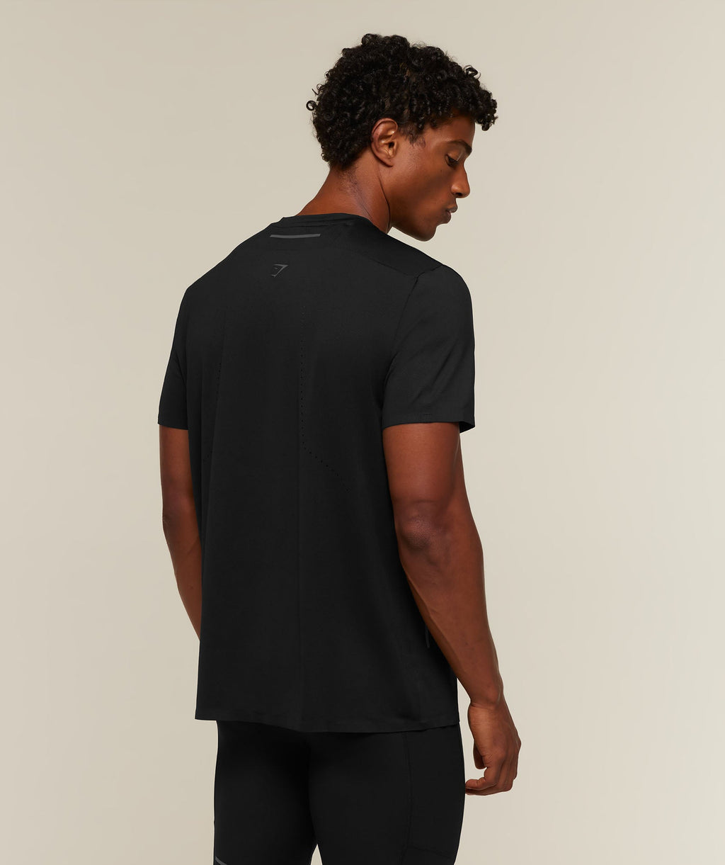 Running Elite Reg Fit T-Shirt - Black — imagem 2