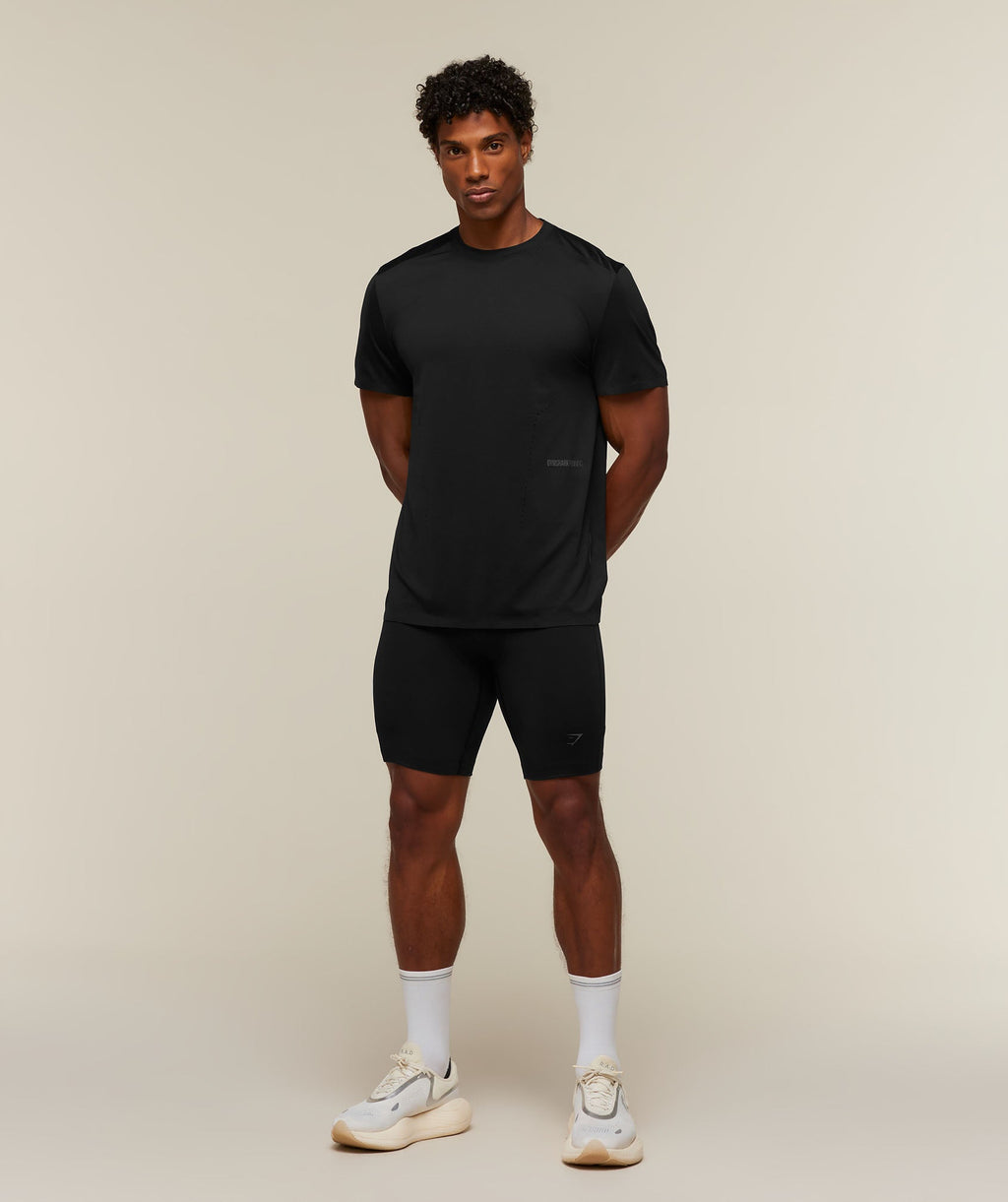 Running Elite Reg Fit T-Shirt - Black — imagem 6