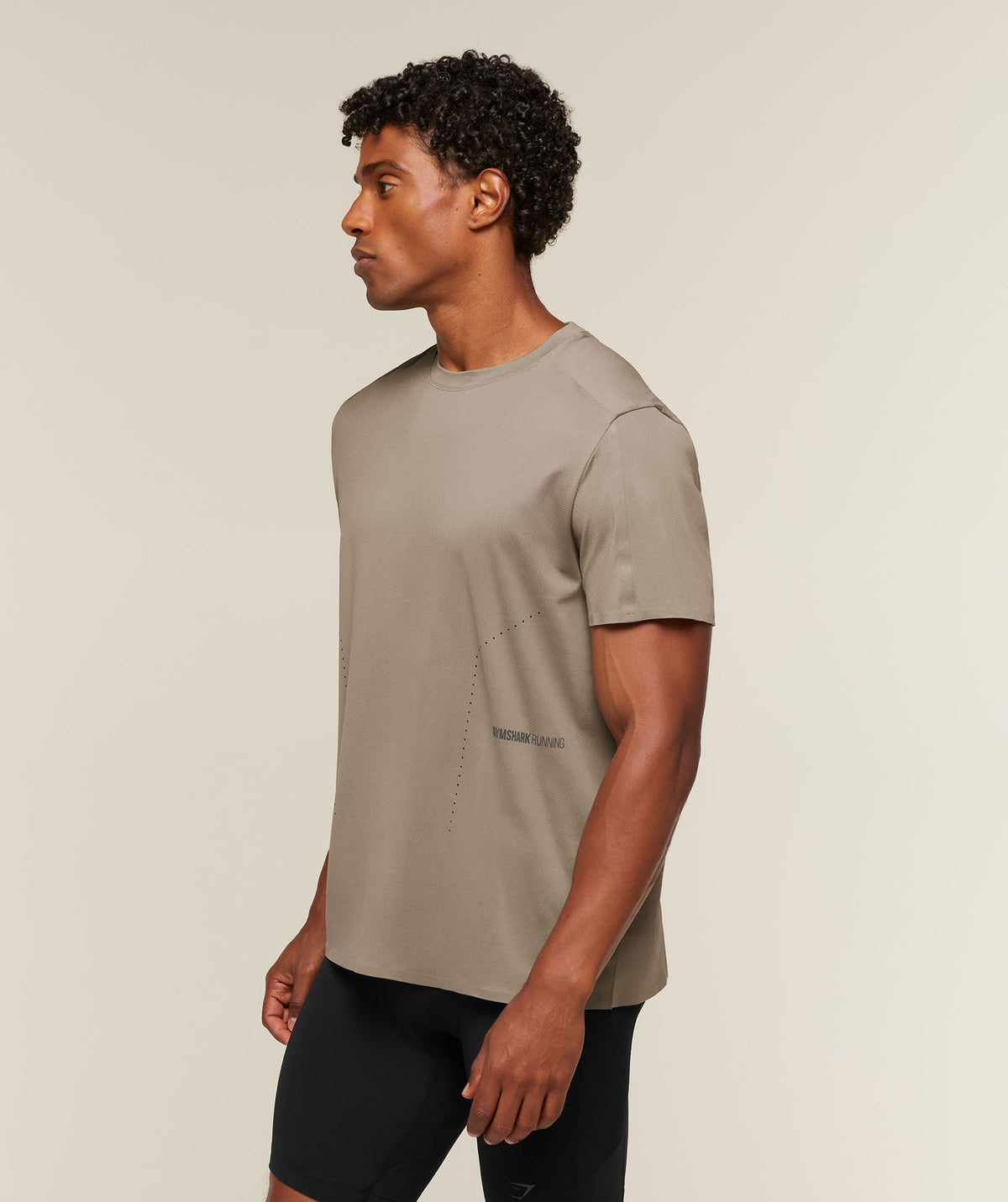 Running Elite Reg Fit T-Shirt - Lifestyle Brown — imagem 3