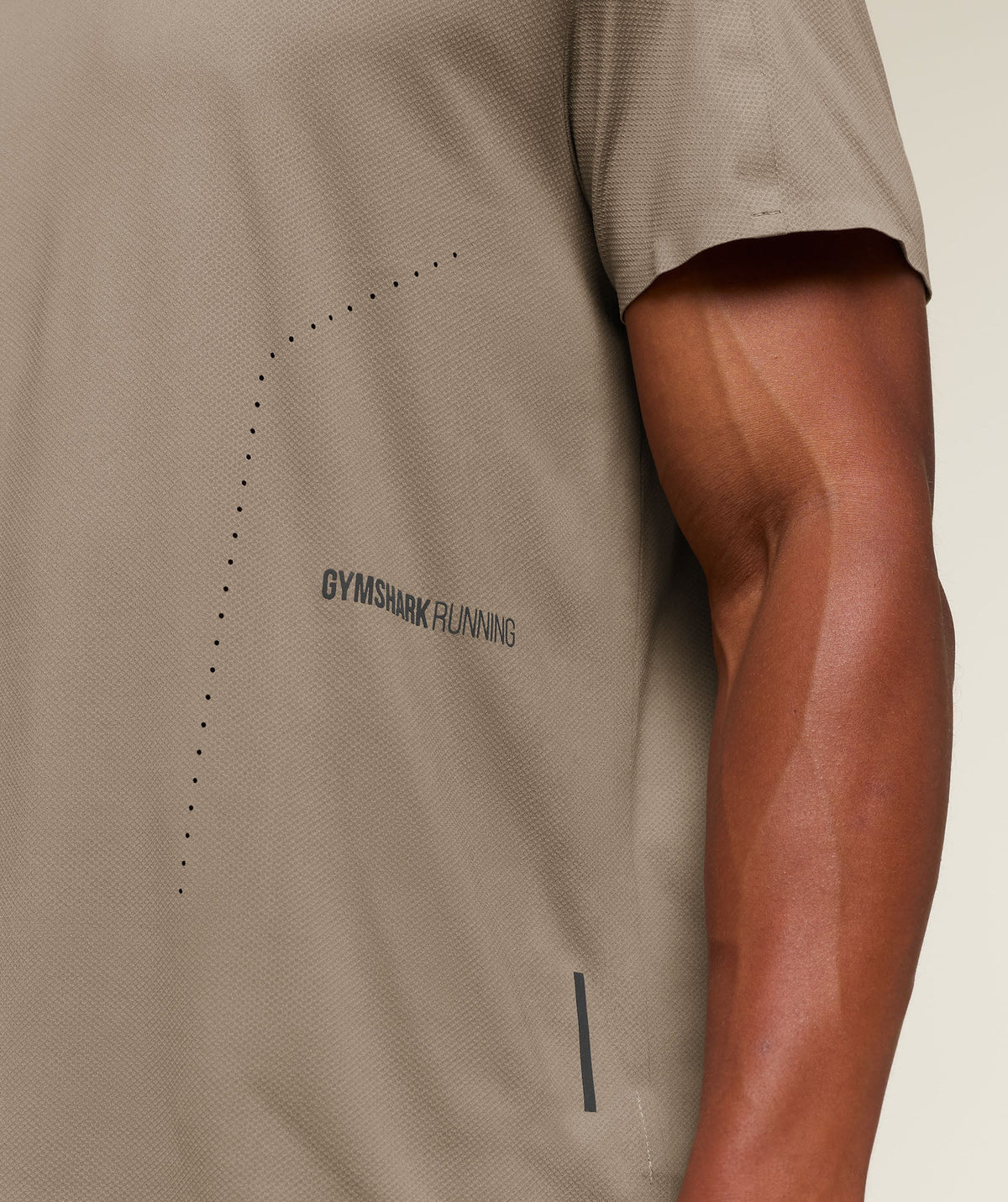 Running Elite Reg Fit T-Shirt - Lifestyle Brown — imagem 5