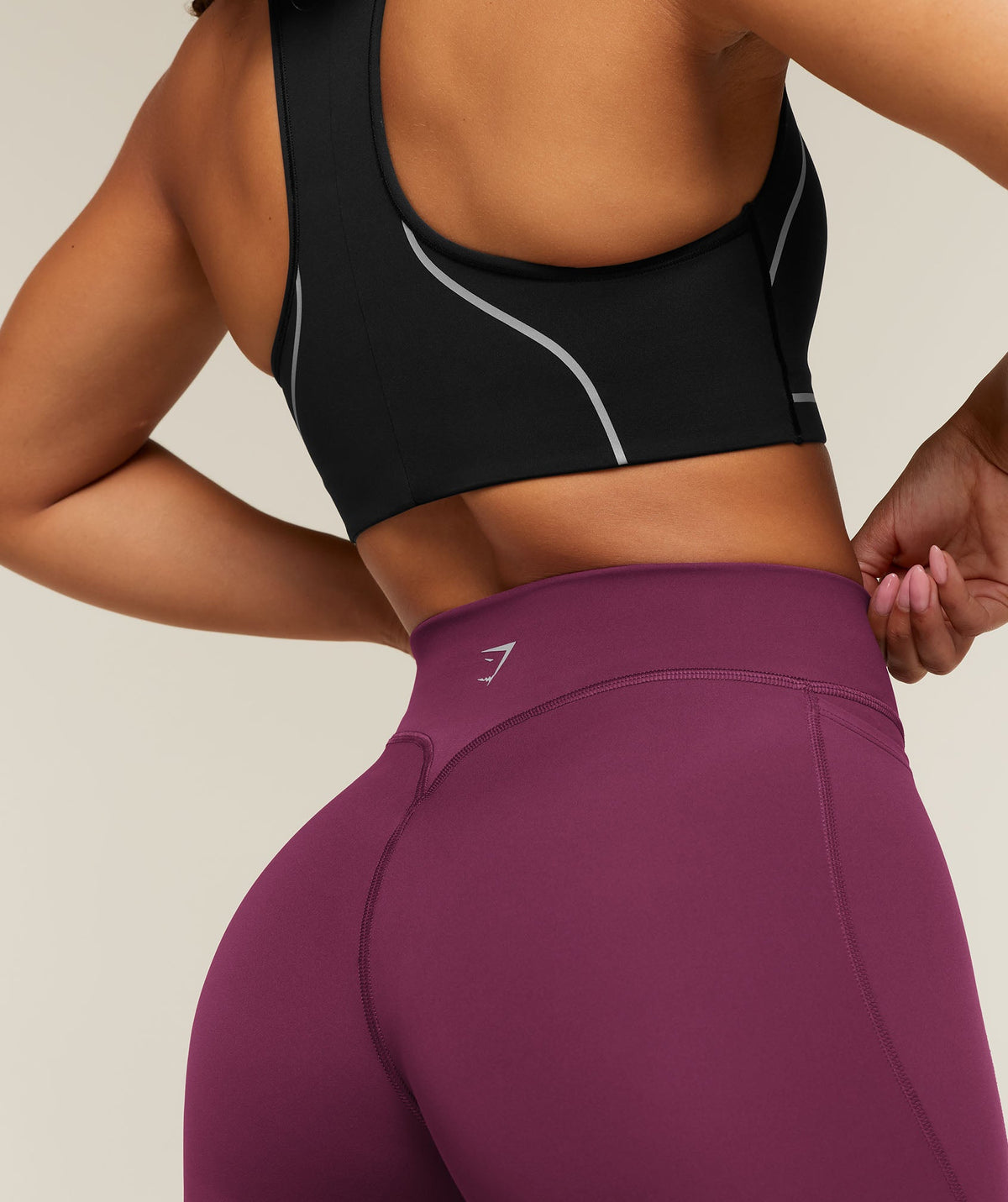 Running Pocket Leggings - Strength Pink — imagem 5