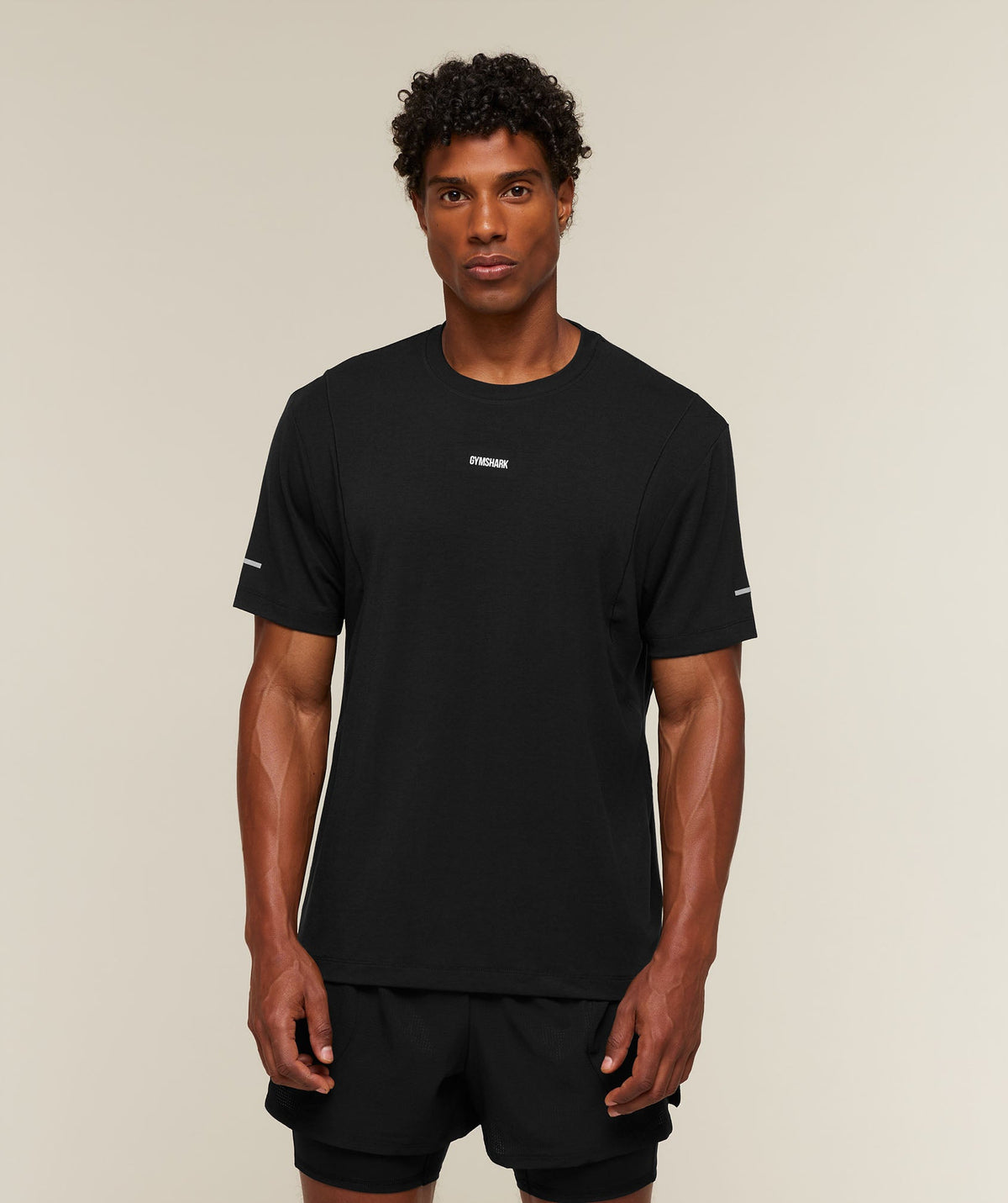 Running Boxy T-Shirt - Black — imagem 1