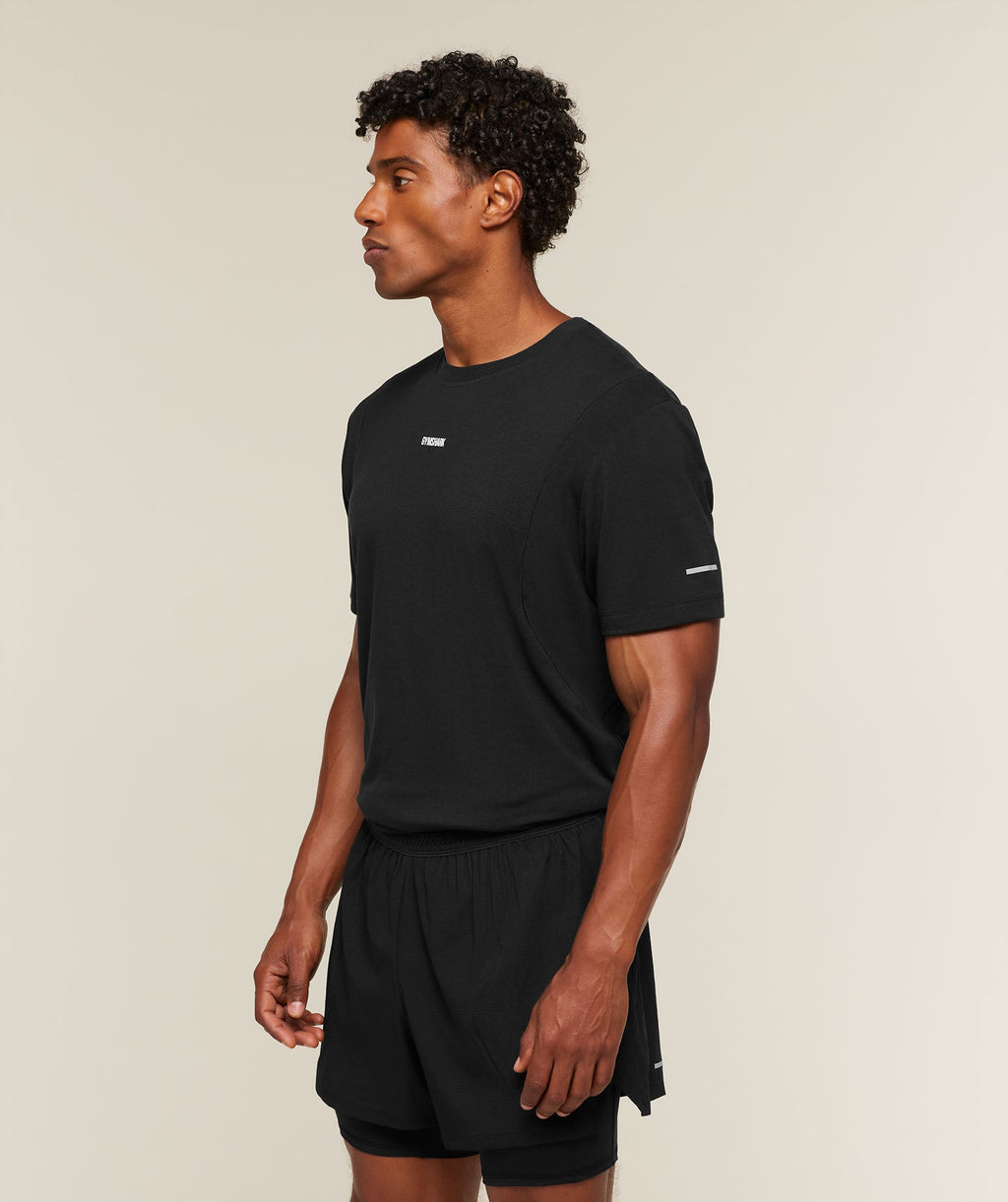 Running Boxy T-Shirt - Black — imagem 3