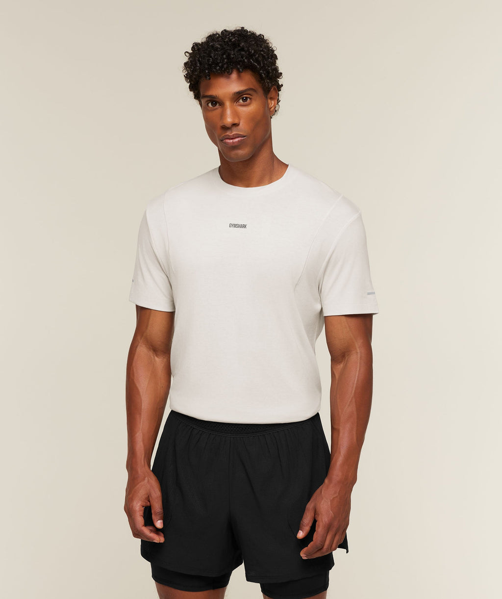 Running Boxy T-Shirt - Mist Grey — imagem 1
