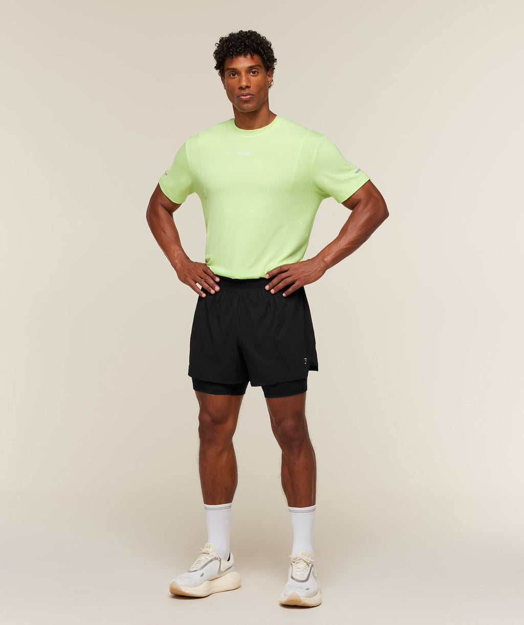 Running Boxy T-Shirt - Pace Green — imagem 8
