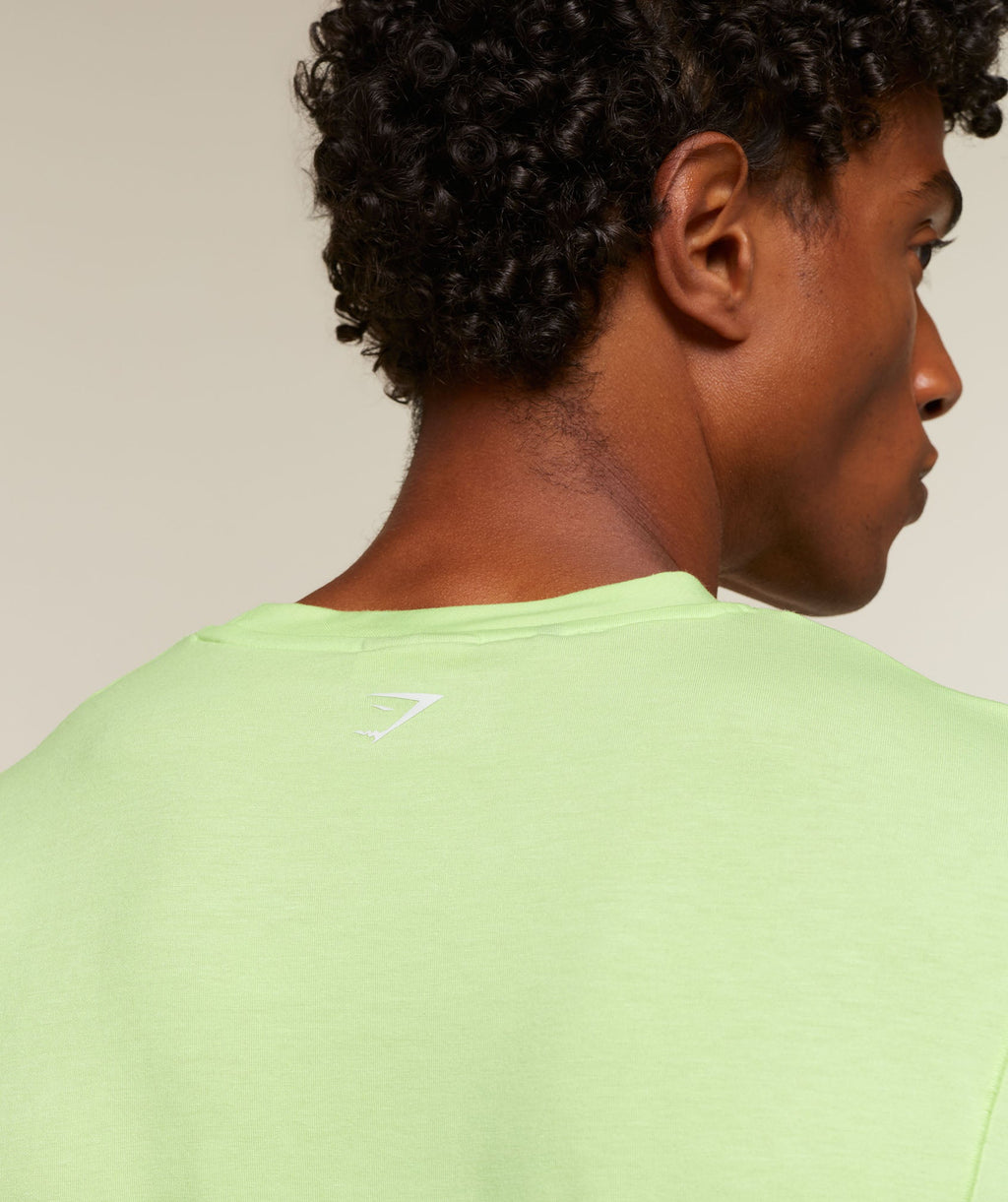 Running Boxy T-Shirt - Pace Green — imagem 7