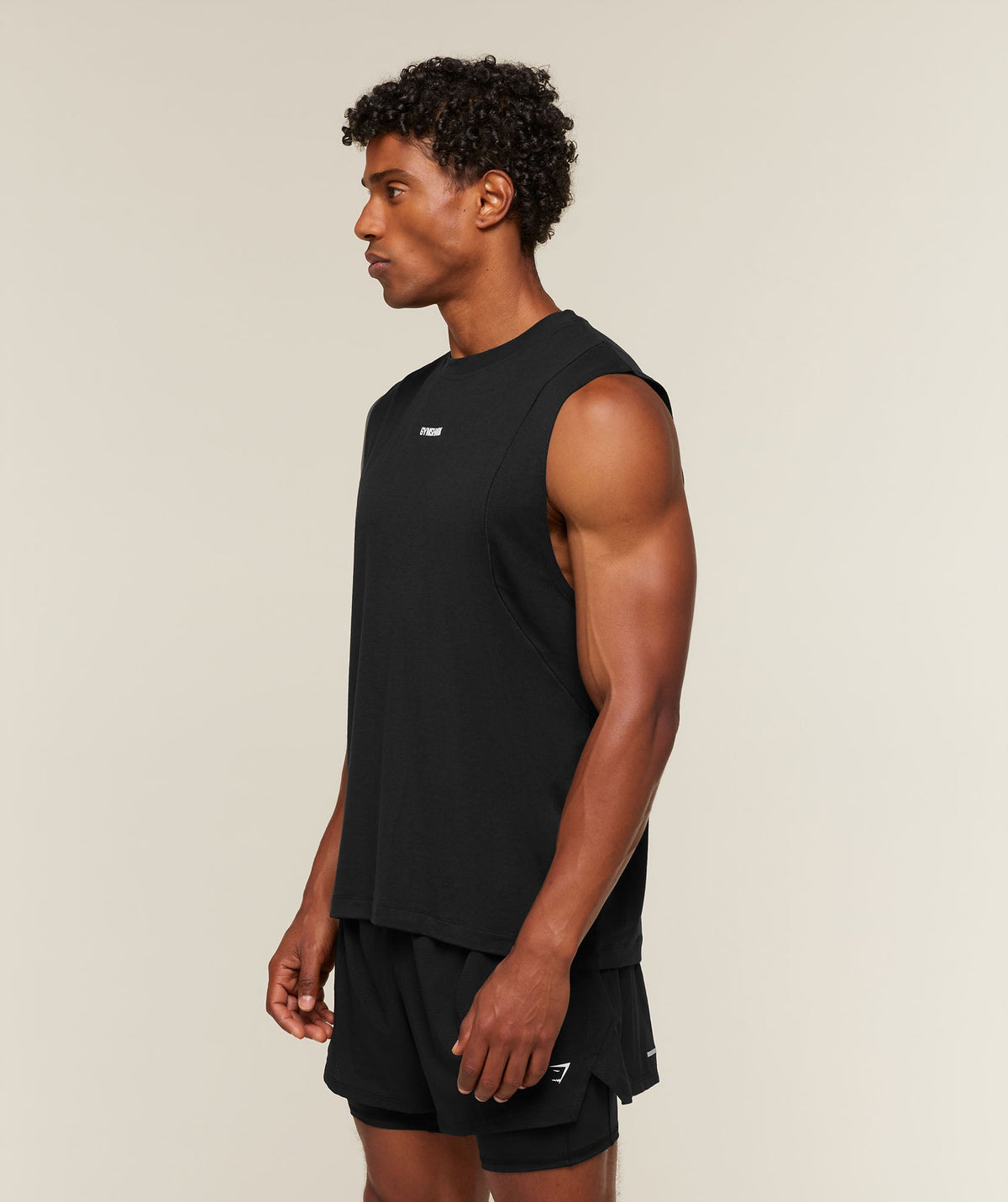 Running Boxy Tank - Black — imagem 3