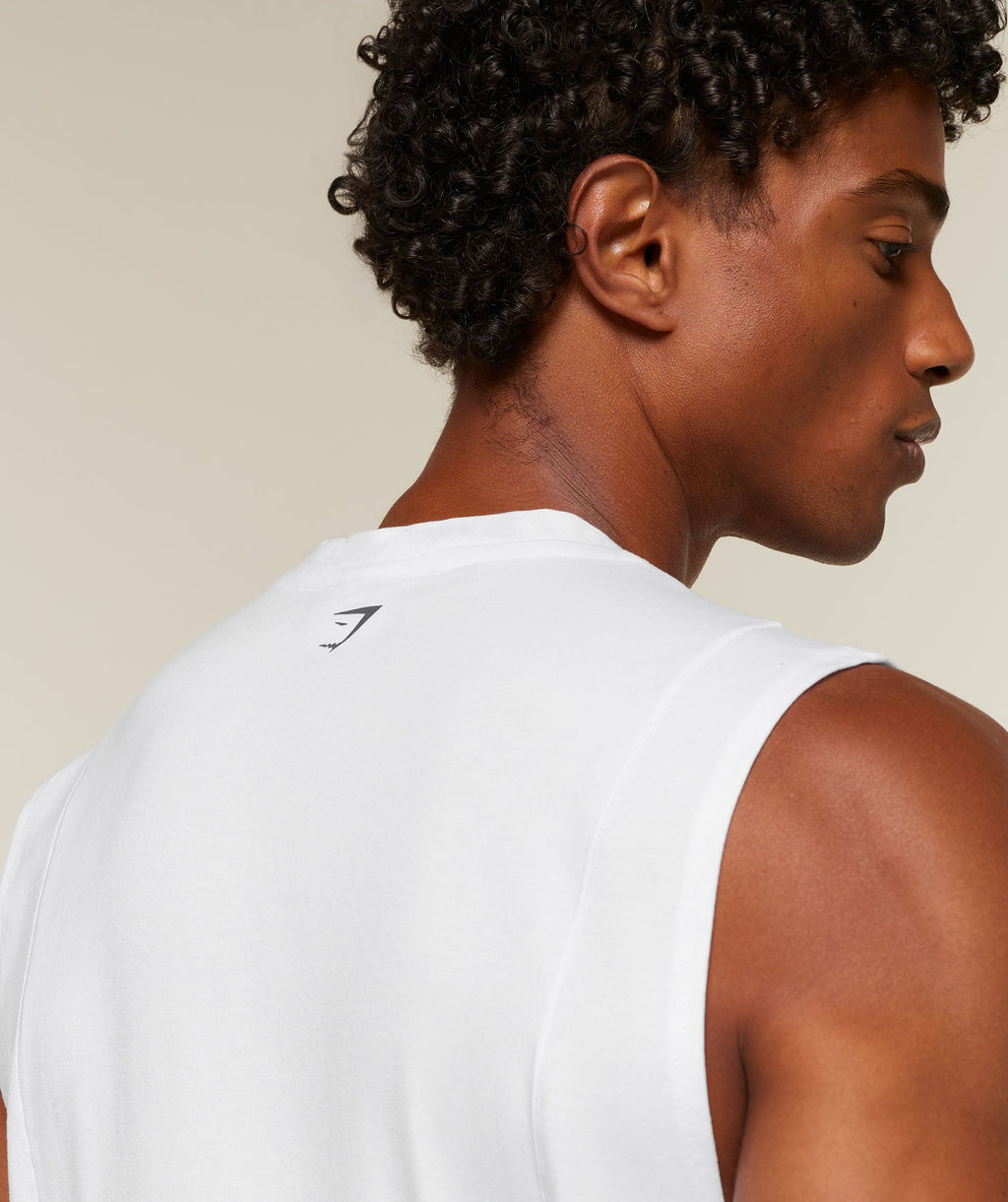 Running Boxy Tank - White — imagem 4