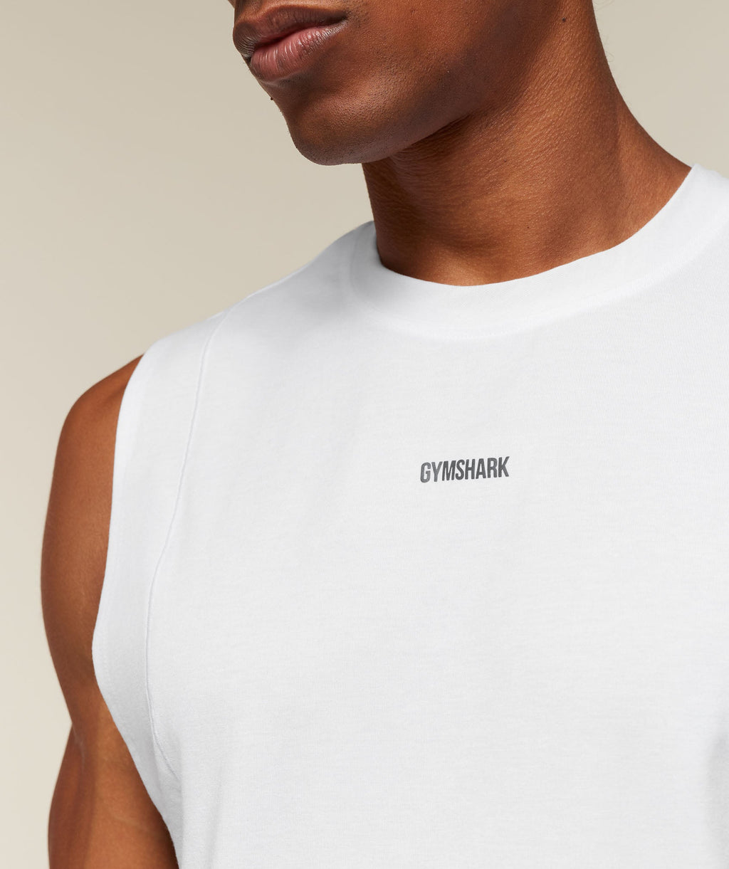 Running Boxy Tank - White — imagem 5