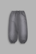 Sashiko Webs Lightweight Lounger Sweat Pants in Slate Gray Sun Fade