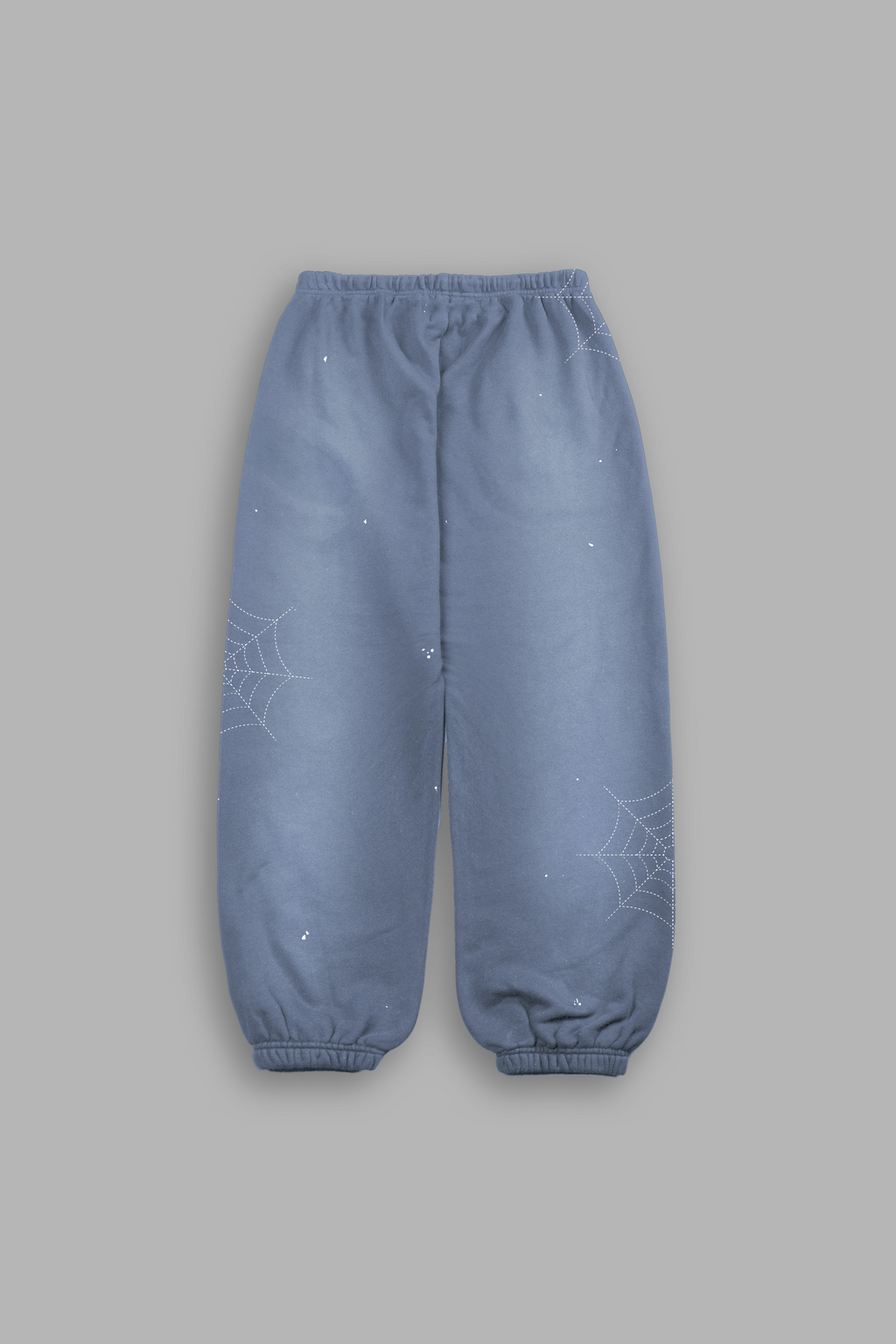 Sashiko Webs Lightweight Lounger Sweat Pants in Norse Blue Sun Fade