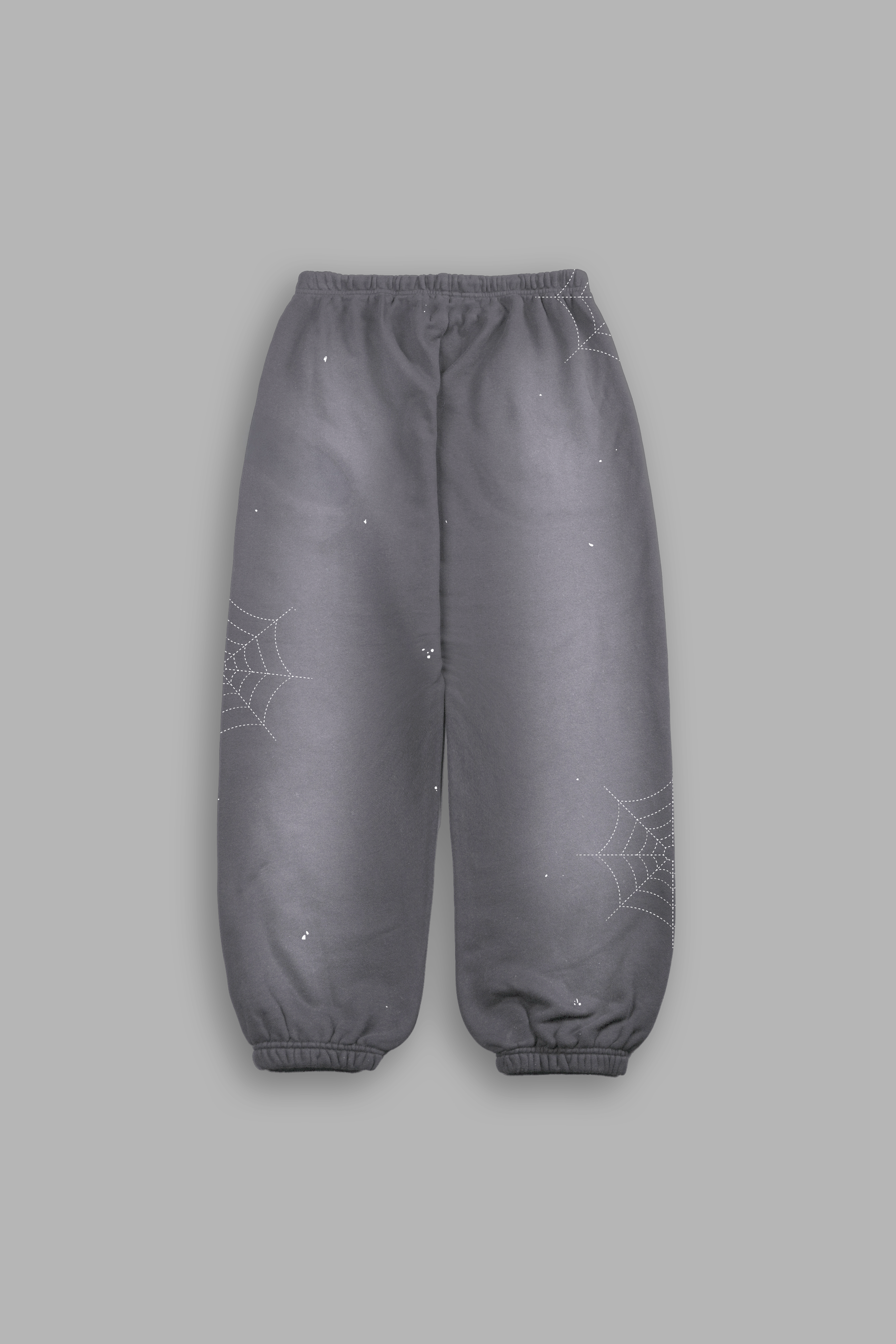 Sashiko Webs Lightweight Lounger Sweat Pants in Slate Gray Sun Fade