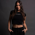 Wolves Forever Baby Tee in Black — imagem 1