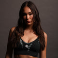 Lone "Everson Seamless" Sports Bra in Jade Green Serpent — imagem 1