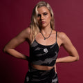 Single Wolf "Everson Seamless" Huxley Bra in Black Native Camo — imagem 1