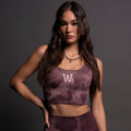 Keep On Fighting "Everson Seamless" Valencourt Bra in Jumbo Midnight Mauve Ghost Clouds — imagem 1