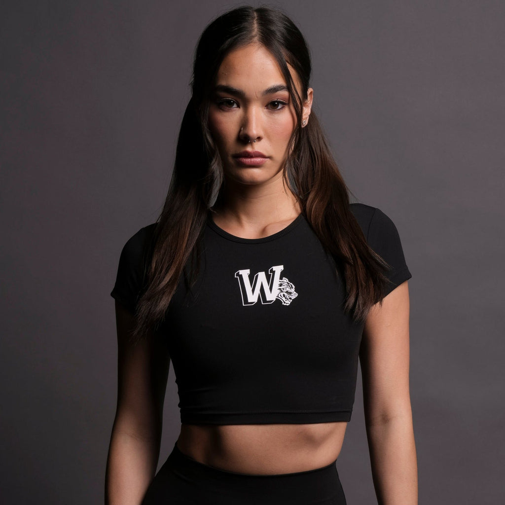Move Fast S/S "Energy" Top in Black — imagem 1