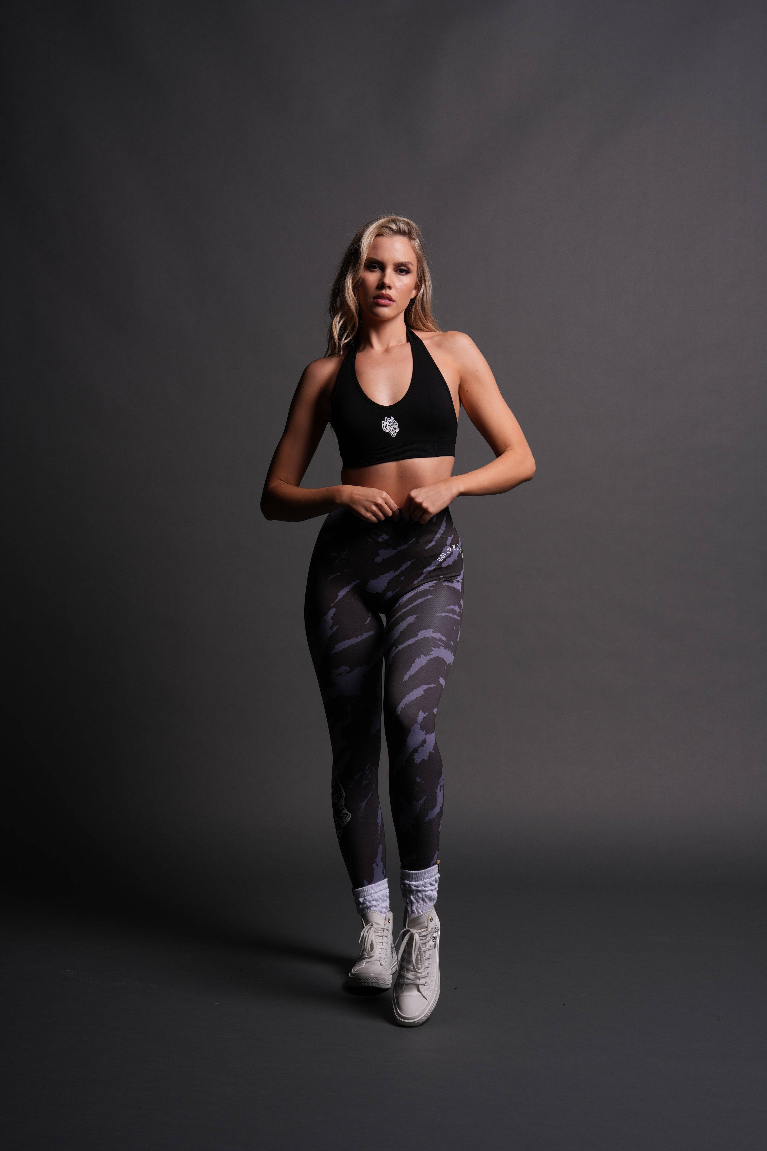 Single Wolf "Everson Seamless" Valencourt Bra in Black — imagem 5