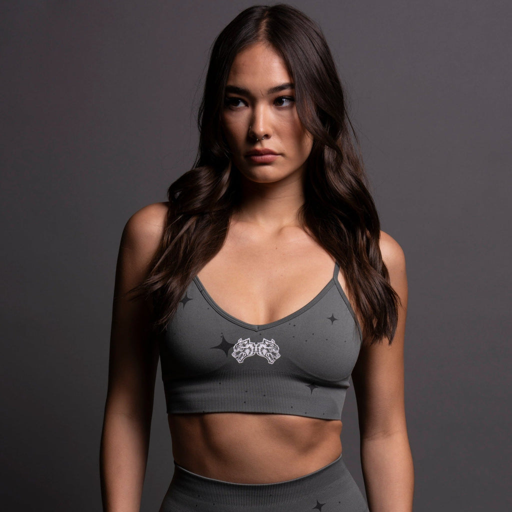 IYKYK Everson Seamless "Sports" Bra in Greek Stone Starry Night — imagem 1
