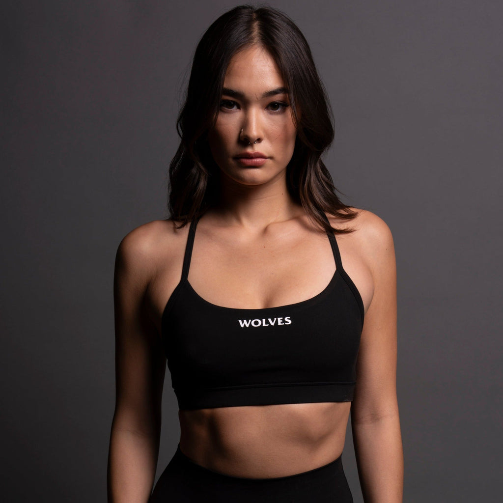 WLVS "Energy" Everyday Sports Bra in Black — imagem 1