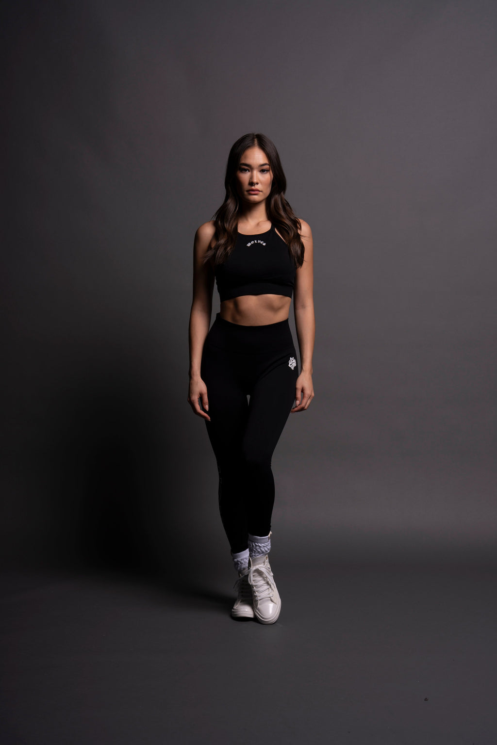 Chopper "Everson Seamless" High Neck Bra in Black — imagem 5
