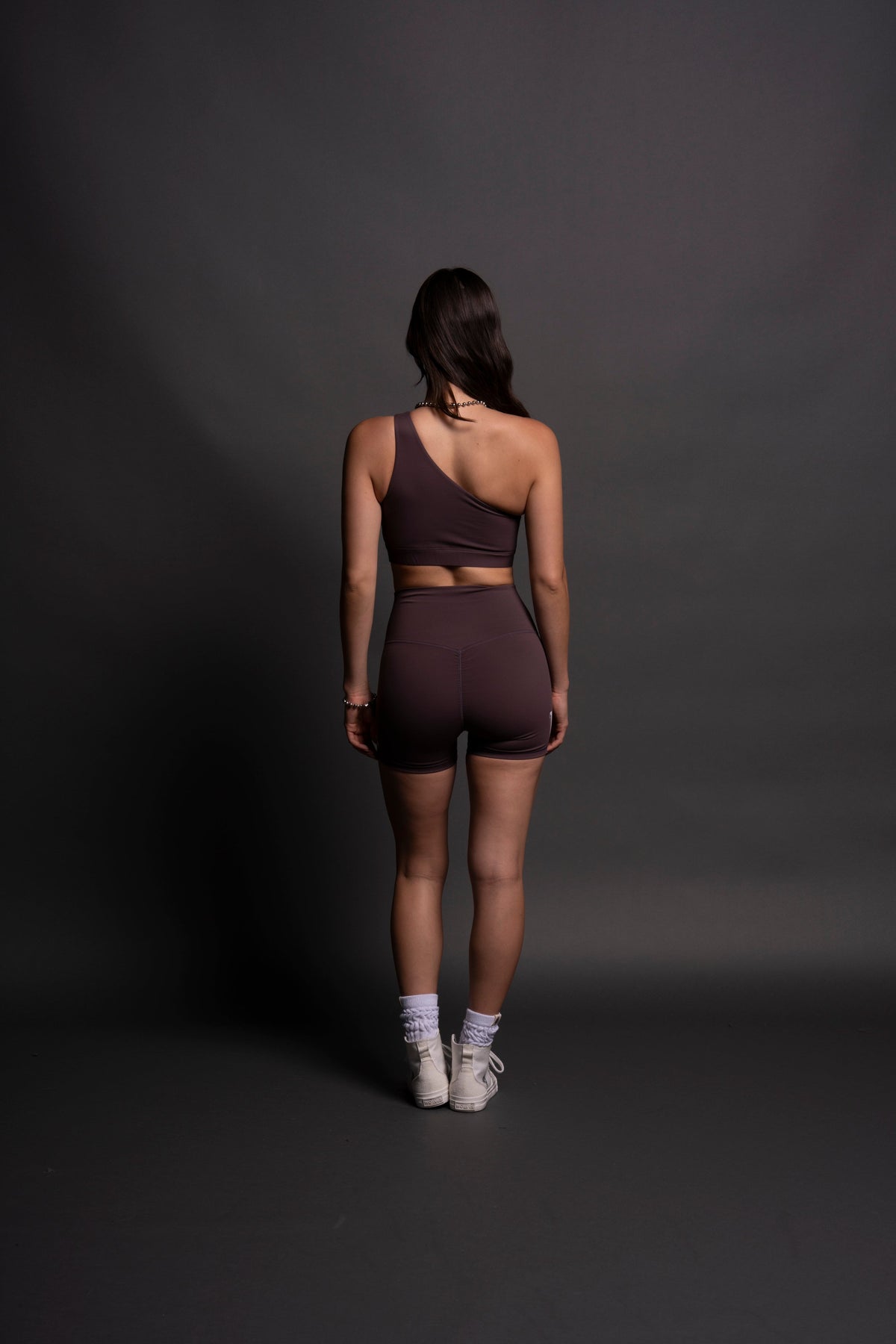 Single Wolf "One Shoulder" Energy Bra in Purple Night - imagem 6