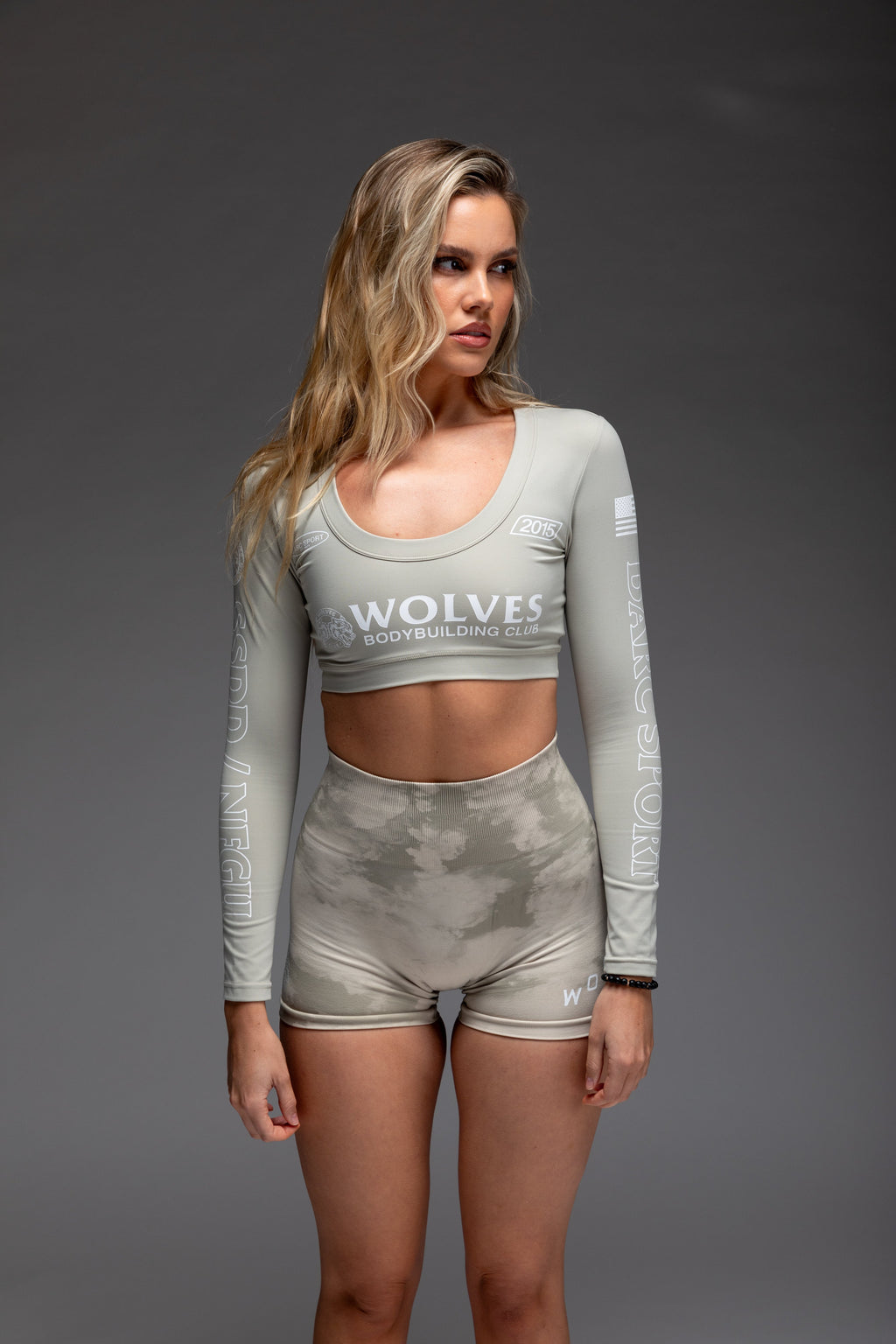 Faster L/S Grace "Energy" Top in Cactus Gray — imagem 7