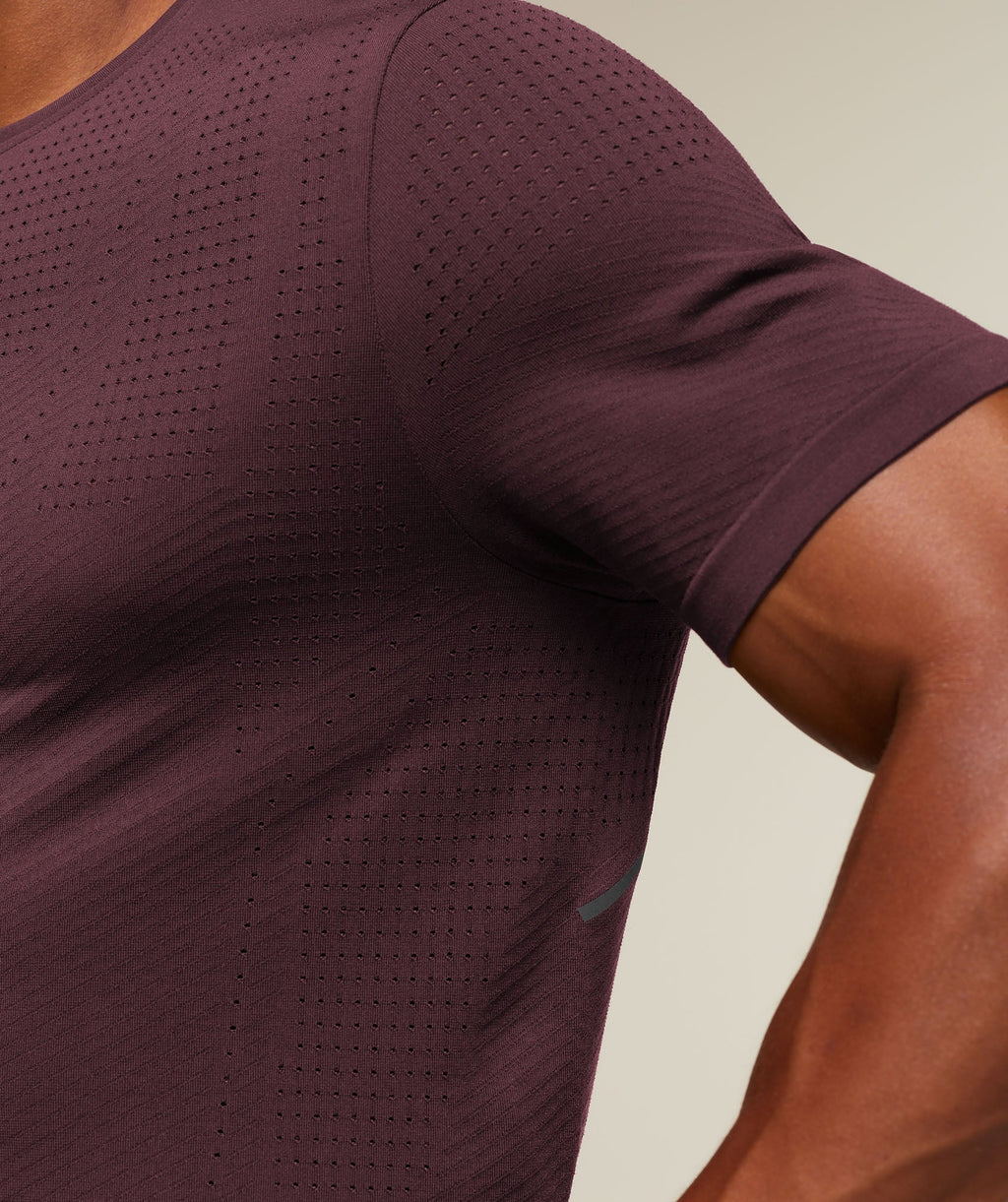 Seamless Running T-Shirt - Cherry Purple — imagem 7