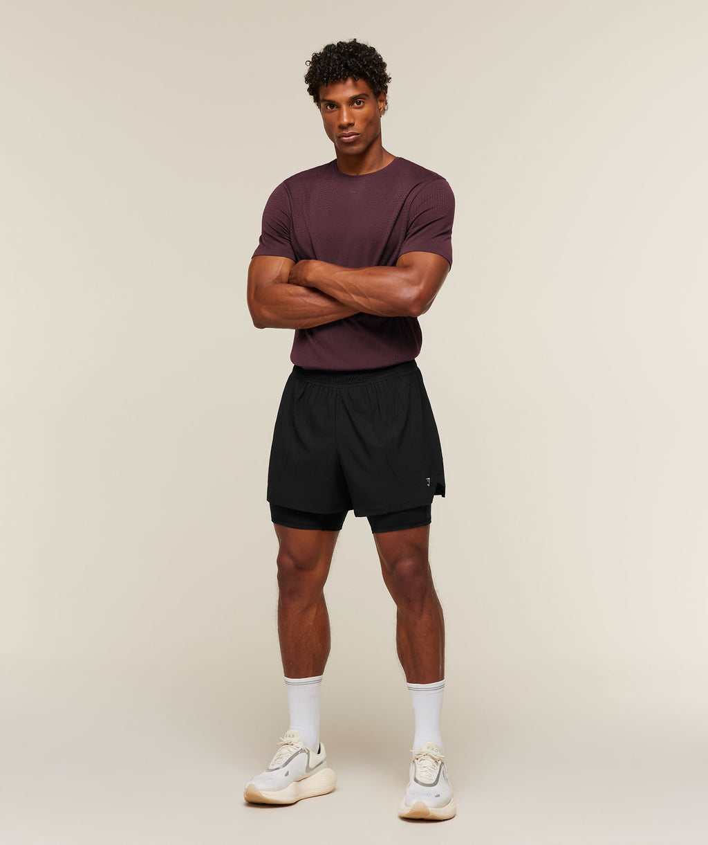 Seamless Running T-Shirt - Cherry Purple — imagem 4