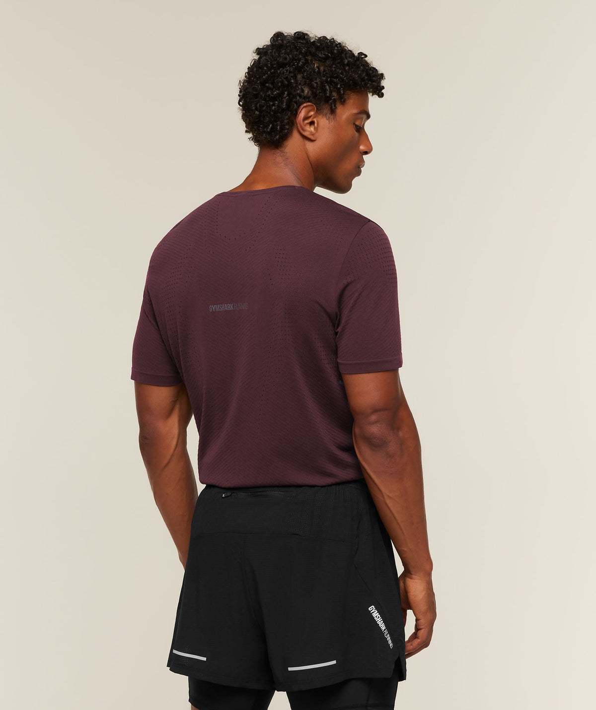 Seamless Running T-Shirt - Cherry Purple — imagem 2