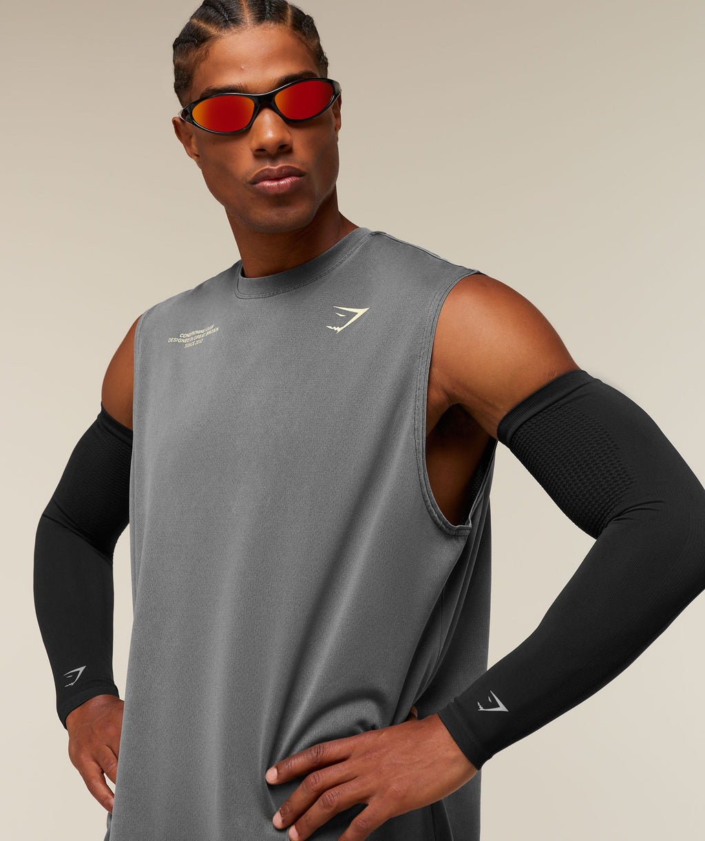Seamless Arm Sleeves - Black — imagem 2