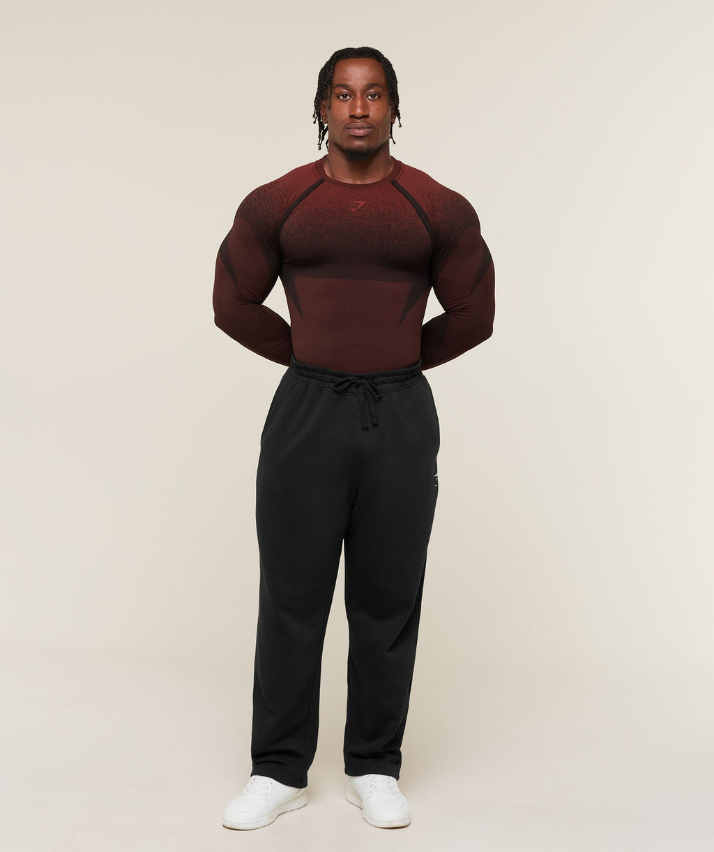 Shadow Seamless Long Sleeve T-Shirt - Sets Red — imagem 4