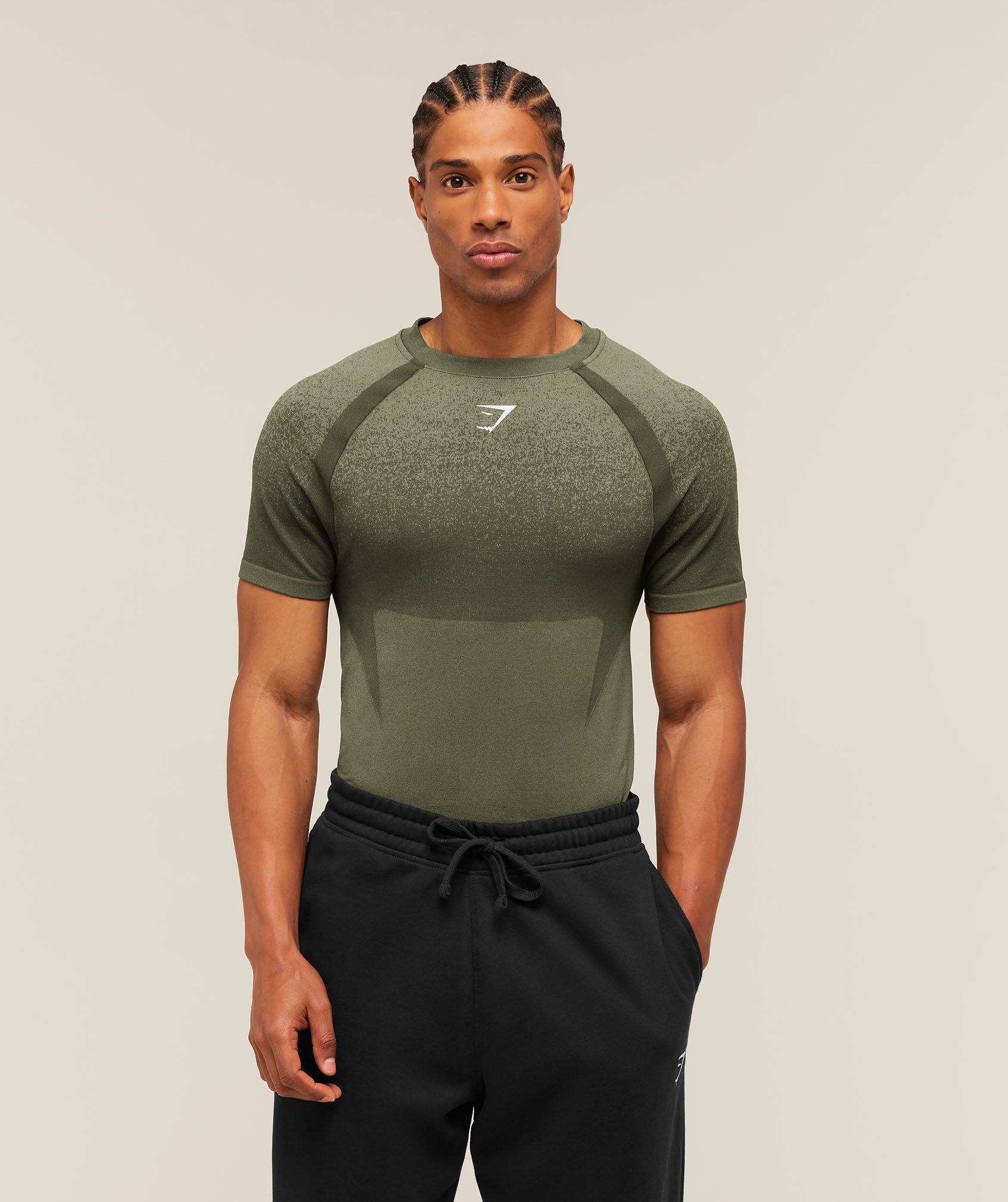 Shadow Seamless T Shirt - Core Olive — imagem 1