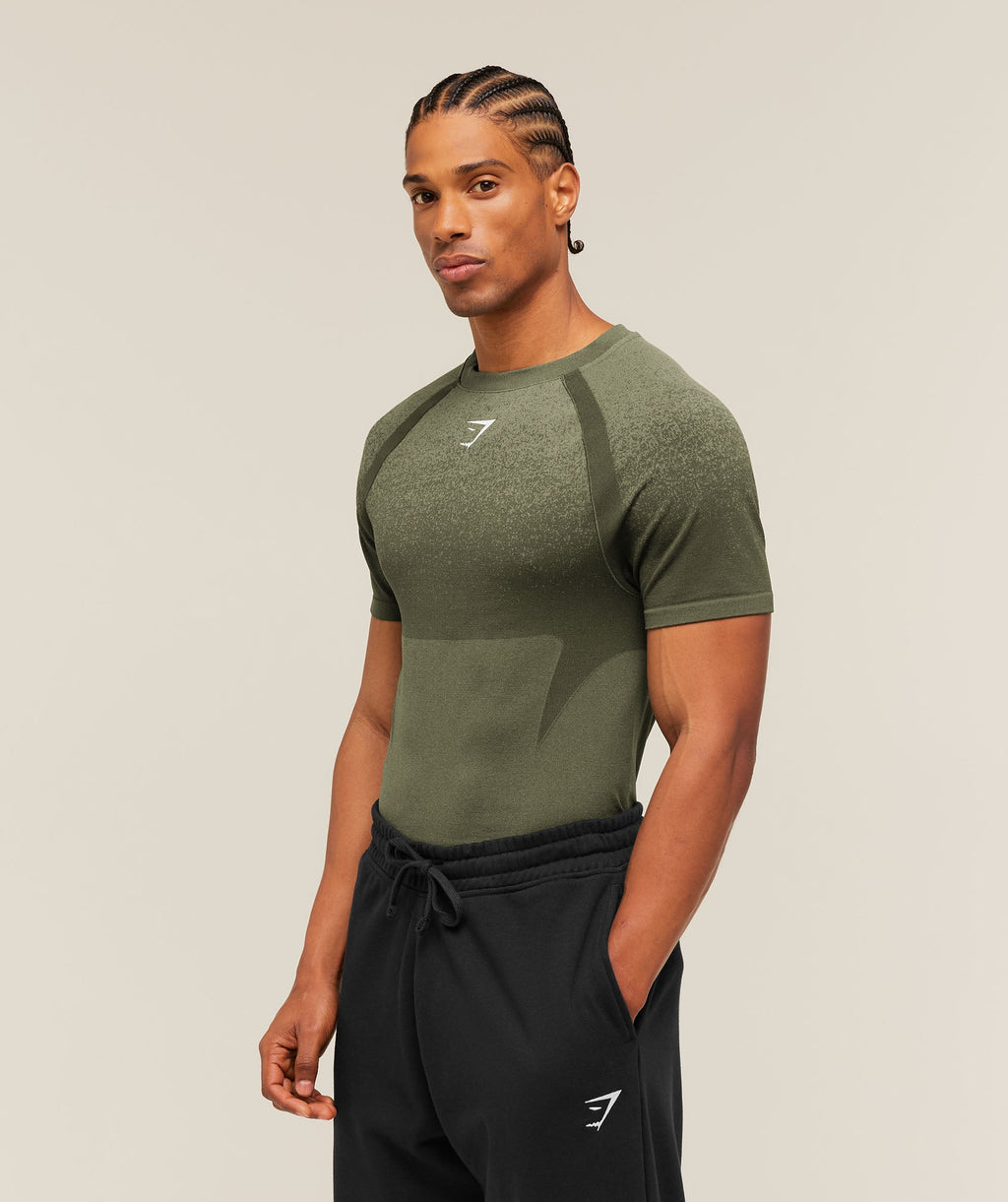 Shadow Seamless T Shirt - Core Olive — imagem 3